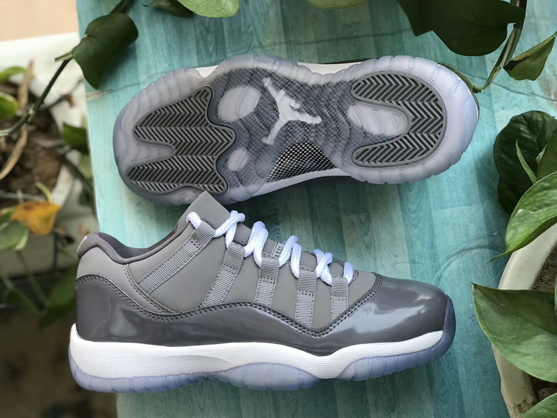 Authentic Air Jordan 11 Low Cool Grey women